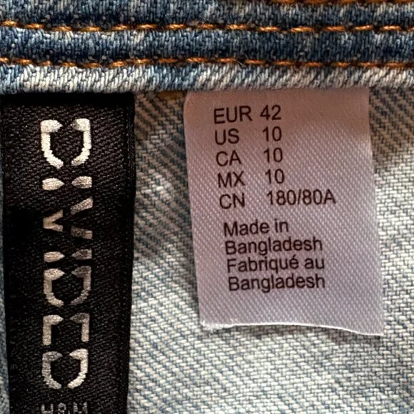 Divided Denim Cutoff Shorts - Picture 3 of 8